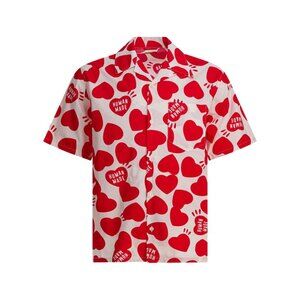 Human Made Heart Vacation Shirt Tag Size L Men